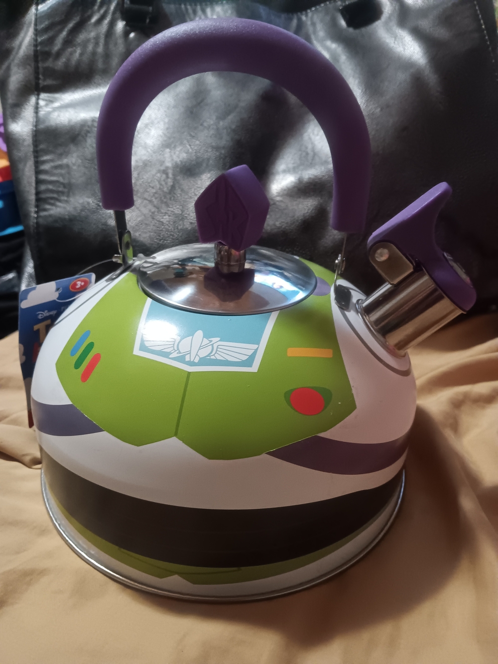 Disney Buzz Lightyear Purple & Green Tea Kettle